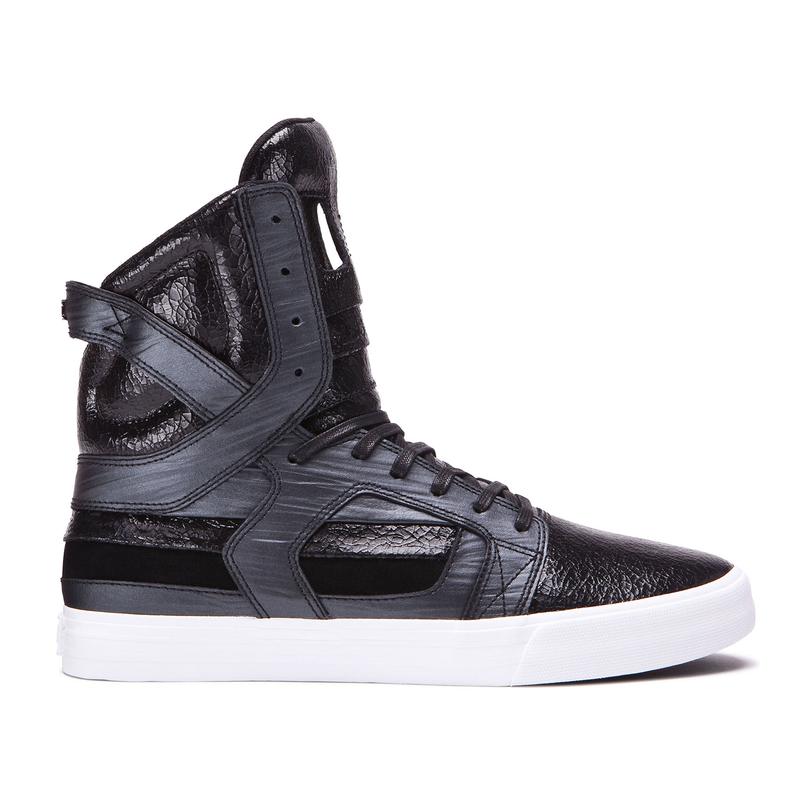 Zapatillas Altas Supra Argentina Hombre - SKYTOP II Negras (QROZN-7390)